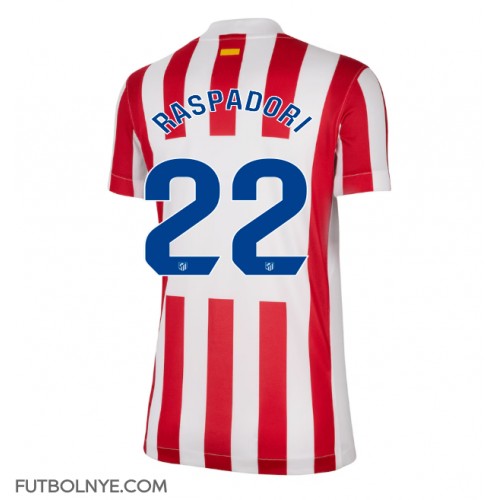 Camiseta Atletico Madrid Giacomo Raspadori #22 Primera Equipación para mujer 2025-26 manga corta